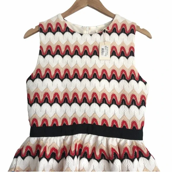 Maje Rituela Crocket Knit Skater Dress - Picture 5 of 11